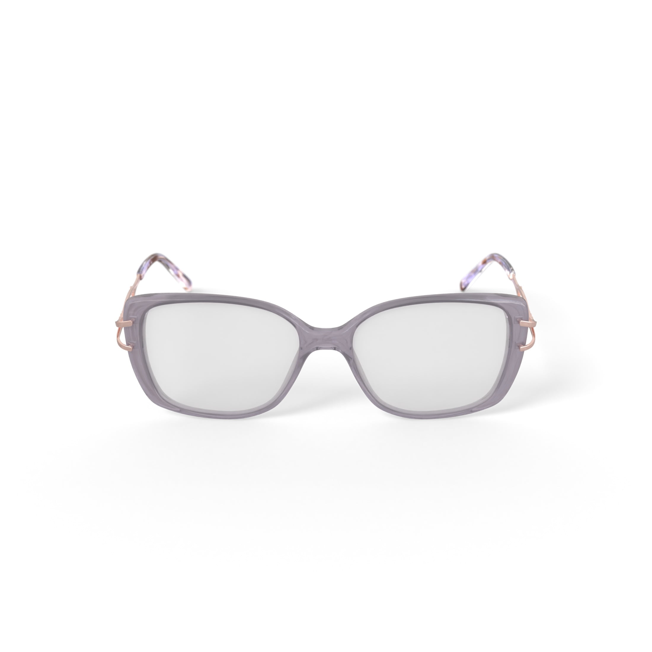 Madison Avenue Women’s MAL225 Prescription Eyeglasses with Case, Crystal Champagne