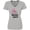 AC-Heather Grey, variant on Inktastic Be a Flamingo in a Flock of Pigeons with Flowers Women's V-Neck T-Shirt