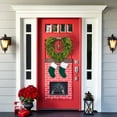 thumbnail image 5 of Fek888 Christmas Decorations Wreath Outdoor Winter Wreaths For Front Door Large Christmas Wreath Artificial Green Wreath For Front Door Window Walls Christmas Decor Indoor Outdoor Home, 5 of 6