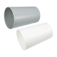 thumbnail image 5 of 2pcs Bathroom Toothbrush Tumblers PP Cup for Bathroom Kitchen Color White Gray 4.52''x3.03'', 5 of 7