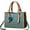 Green, variant on Medium Tote Bag for Women Laptop Tote Bag Vintage Work Bags Top-handle Purses with Adjustable Strap