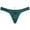 Dark Green, variant on Men's Nylon Micro Bikini Briefs Breathable Checkered Spandex Underwear with Pouch Sensual Lingerie Tangas Black L