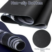 sixwipe XXL Gaming Mouse Pad, 35.4x15.7 Non-Slip Large Mouse Pad for Computer Desk, 3mm Thick Rubber Base with Stitched Edges, Machine Washable for Work & Game