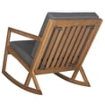 thumbnail image 4 of SAFAVIEH Vernon Outdoor Patio Rocking Chair, Natural/Gray, 4 of 7