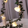 thumbnail image 4 of TechWave String Lights Battery Operated Indoor With LED Light White Roses With Warm Light Long Icicle Lights Indoor Bright Rope Lights Indoor Mini String Lights 10 Ft Christmas Lights Battery Operated, 4 of 9