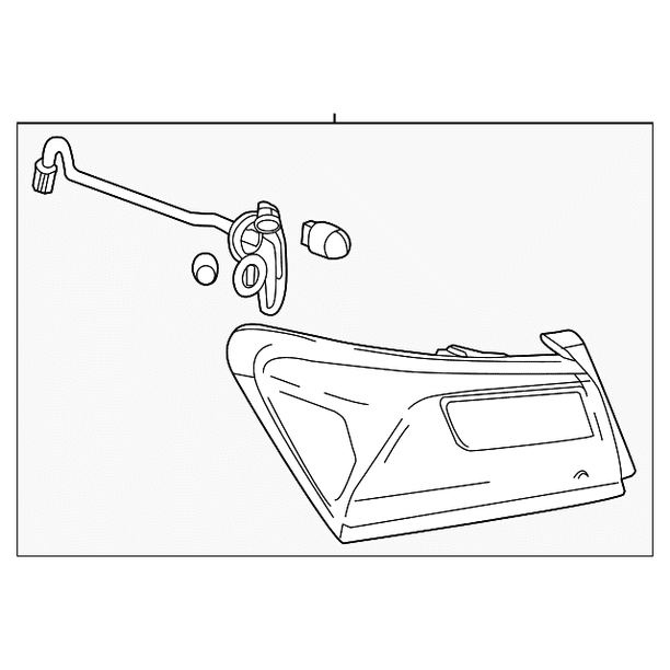 Genuine OE GM Tail Lamp Assembly 84516374