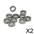 thumbnail image 1 of 2x10 Piezas 1/14 1/16 RC Coche Rodamientos De Metal RC Kit De Rodamiento De Bolas Para M162 14210, 1 of 10