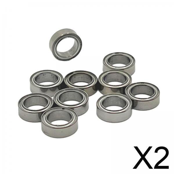 2x10 Piezas 1/14 1/16 RC Coche Rodamientos De Metal RC Kit De Rodamiento De Bolas Para M162 14210