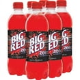 Big Red Zero Sugar Soda Pop, 16.9 fl oz, 6 Pack Bottles
