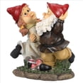 thumbnail image 3 of Design Toscano Dancing Duo Garden Gnome Statue, 3 of 9