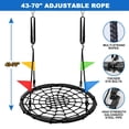thumbnail image 3 of Tree Swing Odoland Spider Web 900D Oxford 110 cm para niños, 3 of 7