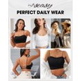 thumbnail image 6 of USEASY Seamless Tube Top Bra for Women Wireless Non-Padded Sleep Bras Comfort Scalloped Bralettes Top, 6 of 7