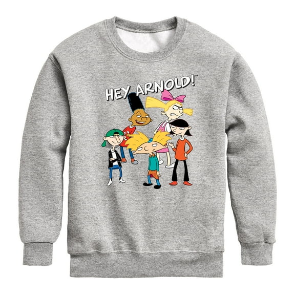 Hey Arnold! - Group Shot - Toddler And Youth Crewneck Fleece Sweatshirt