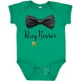 thumbnail image 3 of Inktastic Ring Bearer Black Bow Tie and Gold Wedding Ring Boys Baby Bodysuit, 3 of 5