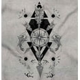 thumbnail image 2 of Fish Triangle Compass Spirit Animal Men's Graphic T Shirt Tees Brisco Brands M, 2 of 4