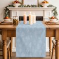 thumbnail image 1 of Table Runners 120 Inches Long Dress Scarves, Light Blue Botanical Farmhouse Coffee/Dining/Kitchen Table Decor Table Runner for Living Room, Farmhouse Summer Floral Leaves 13x120 Inch, 1 of 8
