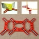 thumbnail image 4 of Desiderio Readcly-Abrazadera de ángulo recto de 90 grados, 4 abrazaderas de ángulo de carpintería de mandíbula ajustable, abrazadera de ángulo rojo para soldar múltiples marcos de cuña para, 4 of 5