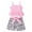 leopard Pink, variant on Toddler Girl Short Set Summer Unicorn Print Outfits 2T (Unicorn-681)