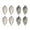 Silver, variant on LSLJS Christmas Tree Balls Ornaments, Christmas Decorations, 8Pcs 3.5" Shatterproof Glitter Pine Cone Shape Hanging Bauble,Gloss & Matt Style Christmas Theme Pendant Supplies for Wedding Party Holiday