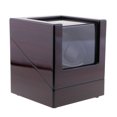 thumbnail image 1 of Caja De La Vitrina Del Almacenamiento De La Sierra Del Reloj Del Sándalo De La Rotación Automática De 2 Ranuras Sunnimix Caja de reloj, 1 of 8