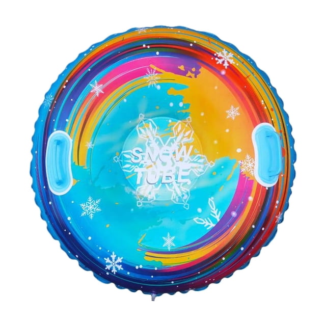 Tubo de nieve Naiovety para niños inflable con asa firme multicolor
