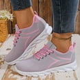 thumbnail image 2 of Mostsola Running Shoes for Women Lightweight Lace up Tennis Shoes Casual Mesh Athletic Shoes, 2 of 8