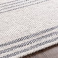 thumbnail image 6 of Surya Tartan TAR-2300 96x120" Rectangle Wool Rug in Light Gray/Medium Gray, 6 of 7