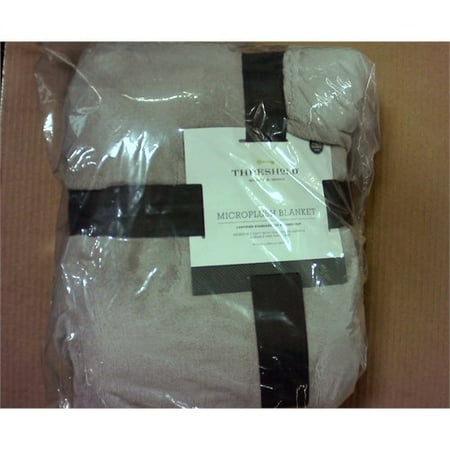 Photo 1 of Full/Queen Microplush Bed Blanket Gray - Threshold™