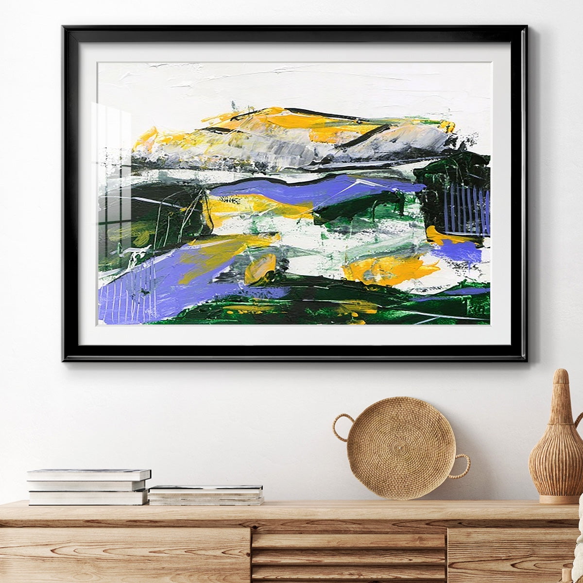 Silent Mountain I Premium Framed Print - Ready to Hang