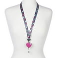 thumbnail image 5 of ID Avenue Lanyards for Women 19" Ribbon Lanyard ID Holder with Badge Reels Retractable for Nurses Office Workers Teachers Students Breakaway Lanyards for Id Badges (Heartthrob), 5 of 5