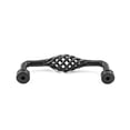 thumbnail image 5 of Renovators Supply Black Birdcage Cabinet Pull 5.3" L Wrought Iron handles Rust Resistant Decorative Pulls for Kitchen Drawer w/Screws Pack of 4, 5 of 8