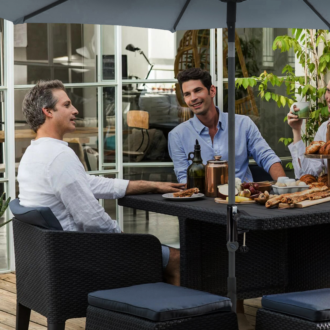 Black Metal Umbrella Racks & Stands