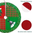 thumbnail image 3 of FloreceBien suministros de decoración de la parte inferior del árbol de Navidad 70 cm lindo patrón falda de árbol de Navidad, 3 of 6