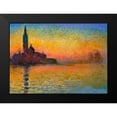 thumbnail image 2 of Monet, Claude 18x14 Black Modern Framed Museum Art Print Titled - Twilight Venice, 2 of 5