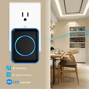 AISUO Wireless Caregiver Pager, Emergency Call Button for Elderly, 1000+ Feet Transmission Range, IP55 Waterproof Senior Alert Calling System for Patient and Disabled Home Care