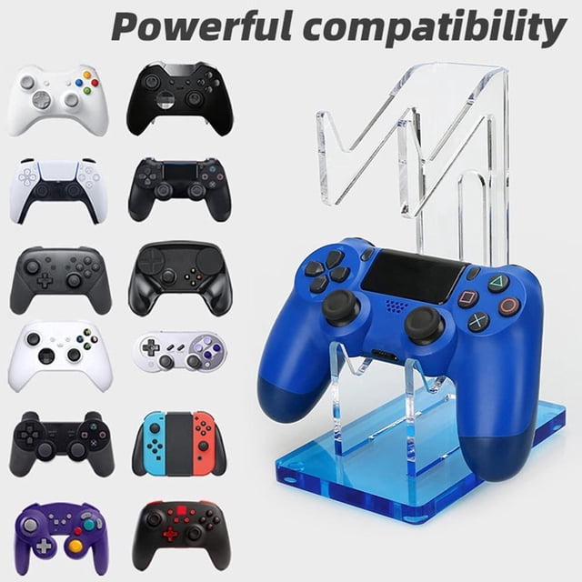 Soporte acrílico para Gamepad para PS4/Xbox One/NS Series Controllers Holder (Azul)