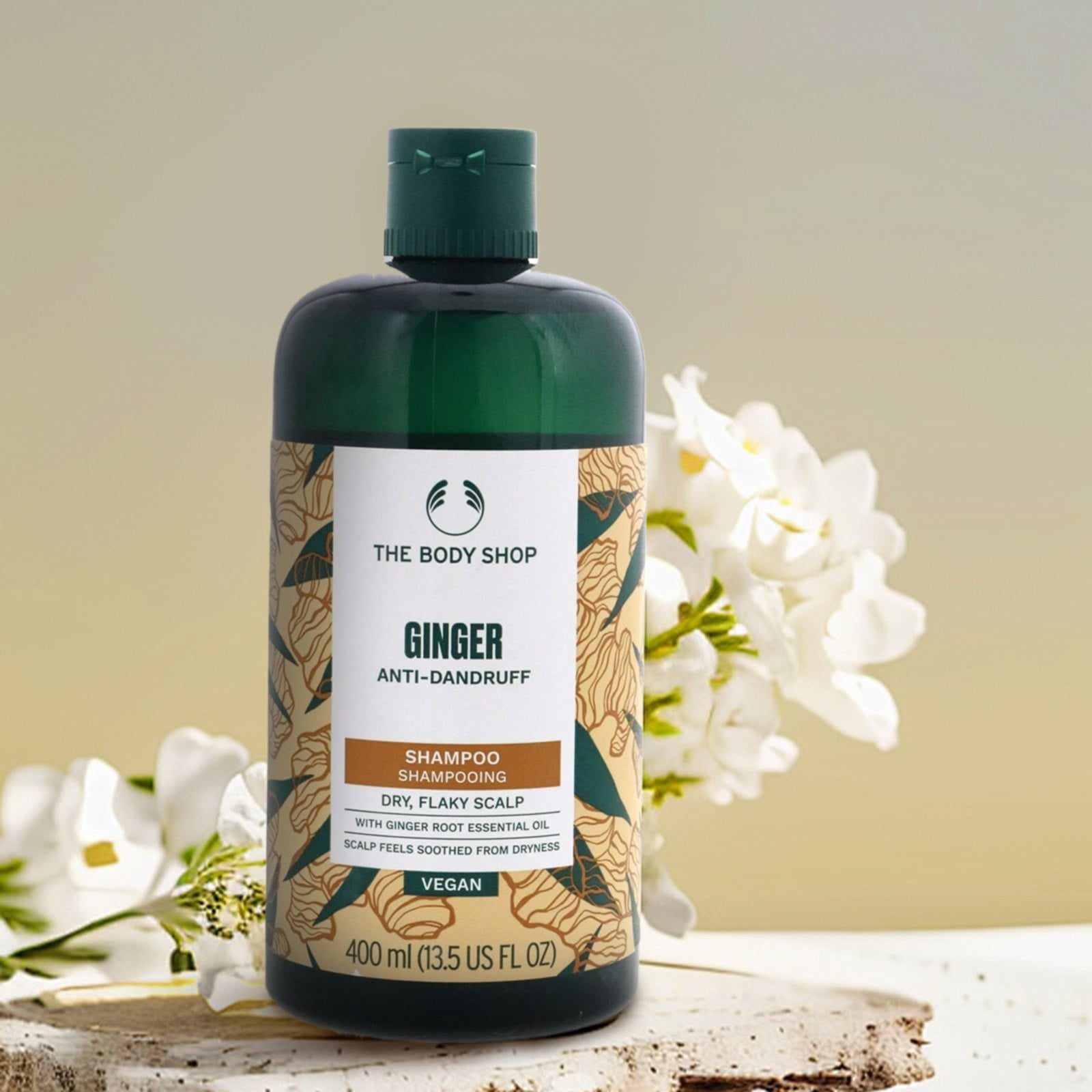 The Body Shop Ginger Scalp Care Shampoo Scalp Anti Shampoo Anti Scalp Repair Anti Itch Oil Control Scalp Refreshing 400ml