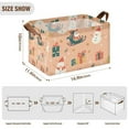 thumbnail image 7 of Yayeee Foldable Storage Basket for Shelves with Handles Waterproof Cloth Bins, Christmas Santa, 7 of 7