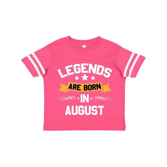 Inktastic Legends Are Born in August Boys or Girls Toddler T-Shirt