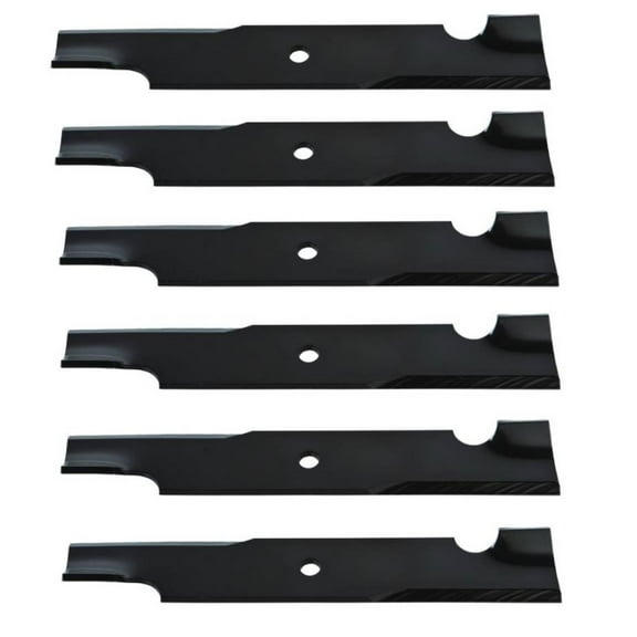 RAParts (6) Fits Toro Walk Behind Mower High Lift Notched Blades 32" 48" Deck Replaces 103-2527