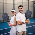 thumbnail image 6 of Pickleball Paddles Set,Pioneer Flower Floral Print Pattern Fiberglass Surface Pickleball Racket Set with 2 Indoor Outdoor Pickleball Balls and Pickleball Bag,Pickle-ball Equipment, 6 of 6