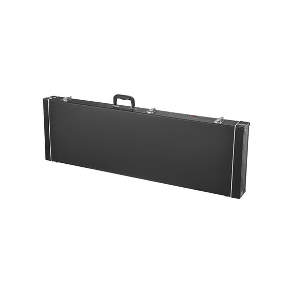 VEVOR Bass Guitar Hard Case, 48.03 in Rectangular Guitar Hard Case ,With Lock Latch Keys Handle, PVC Padding Soft Lining Water-Resistant Hard Shell Guitar Cases, for 39-46.5 in Bass Guitars, Black