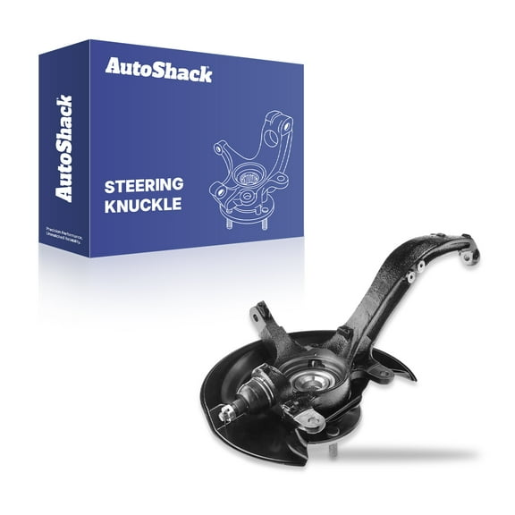 AutoShack Front Steering Knuckle & Wheel Bearing Hub Assembly Left Replacement for 2003-2007 Honda Accord 1-PC