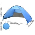thumbnail image 2 of Portable Camping Garden Beach No Need To Set Up Beach Tent, 2 of 5
