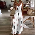 thumbnail image 1 of Baikeli Robes Boutique pour Femmes Printemps Mode Décontractée Été Poche Sans Manches Dentelle Imprimée Robe Col en V Robes Décontractées pour Femmes 2024, 1 of 5