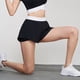 thumbnail image 4 of Hukapapa Pantalones cortos para correr de secado rápido para mujer con pantalones cortos de entrenamiento de tenis forrados de cintura alta,,M,, 4 of 5