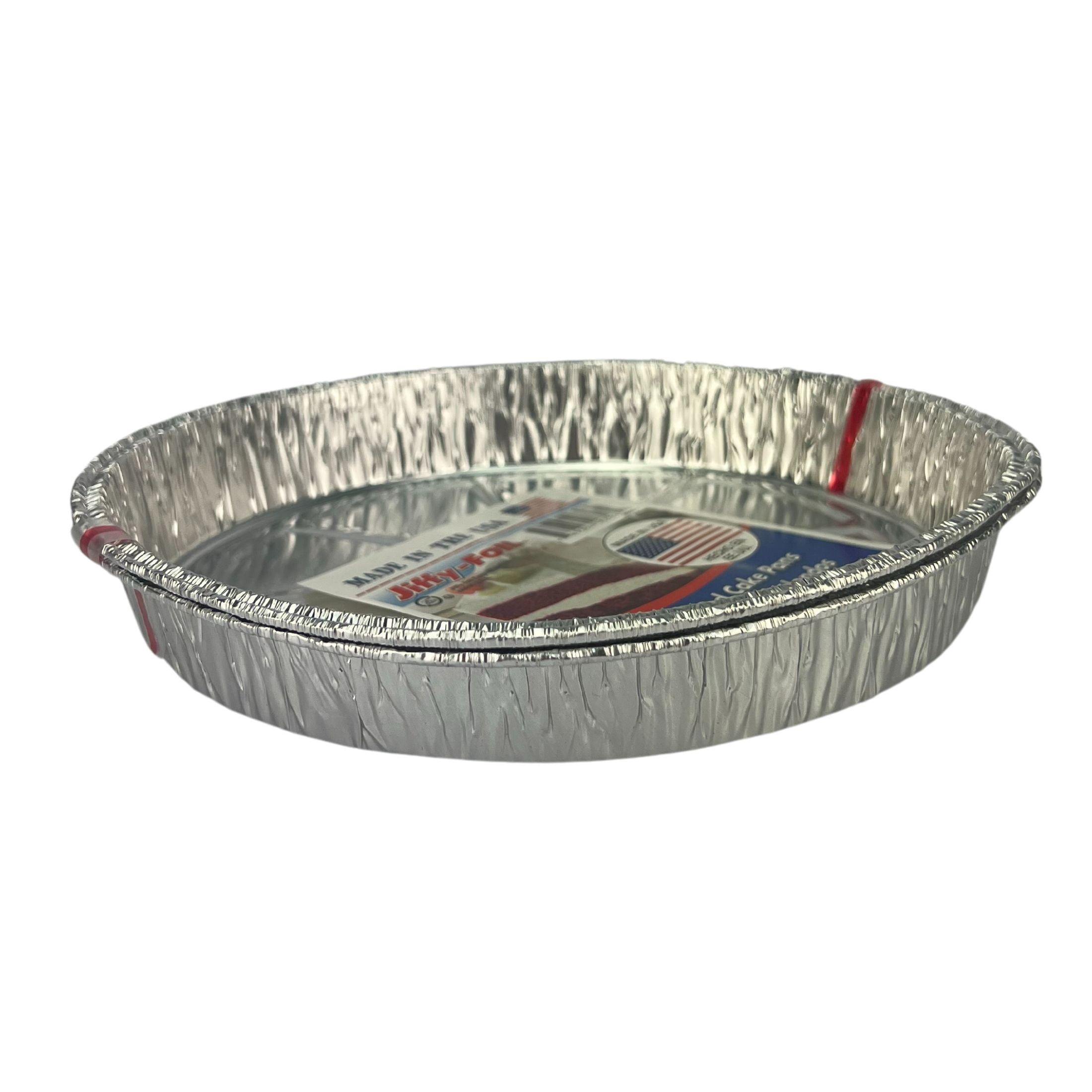 Jiffy Foil Aluminum Round Cake Pans 2 Count Walmart