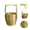 thumbnail image 3 of Creative Copper Bucket Shape Desktop Office Housewarming Bucket Decoration, 3 of 9