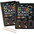 thumbnail image 1 of Iyamp;Art Scratch Art Books for Kids Scratch Art Paper Rainb MBJRFU MBJRFU, 1 of 2