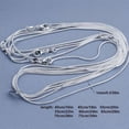 thumbnail image 2 of 5PCS 16-30inch Silver Plated Link Chain With Stamp Necklace With Lobster Clasps For Jewelry Making, 2 of 5